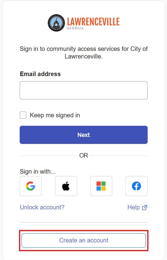 Utility Access Customer Guide - New User step 2